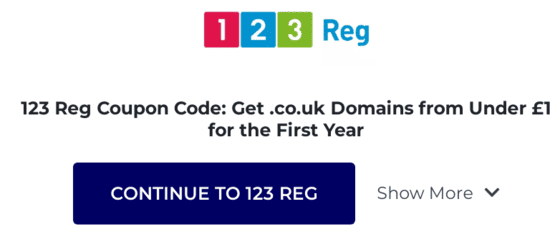 Copy 123 Reg Promo