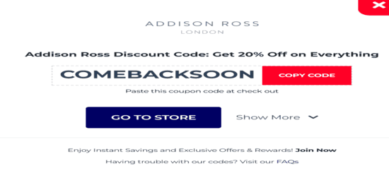 Copy Addison Ross Promo