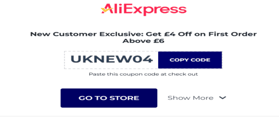 Copy AliExpress Promo