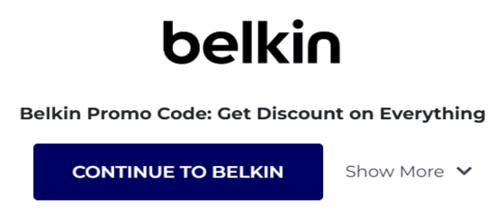 Copy Belkin Promo