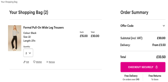 Products of Bonmarche