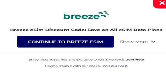 Copy Breeze eSim Promo