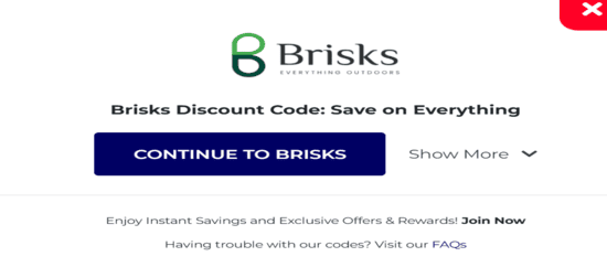 Copy Brisks Promo