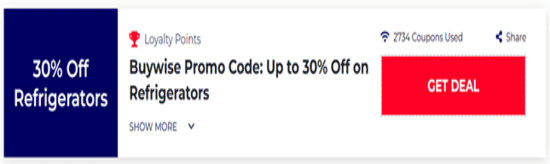 Promo Buywise Code