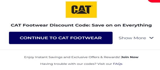 Copy CAT Footwear Promo