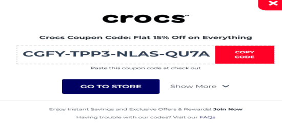 Copy Crocs Promo