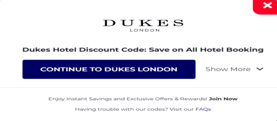 Copy Dukes London Promo