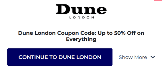 Copy Dune London Promo