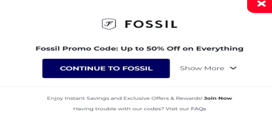 Copy Fossil Promo