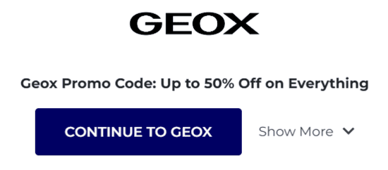 Copy Geox Promo