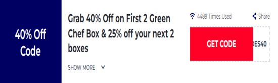 Promo Green Chef Code