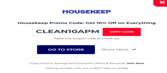 Copy Housekeep Promo