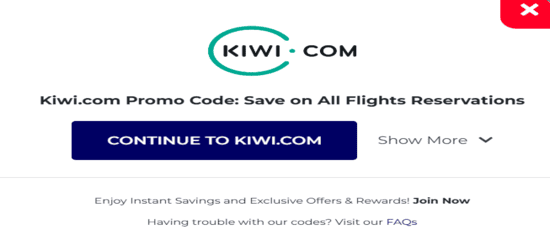 Copy Kiwi.com Promo