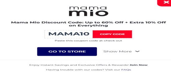 Copy Mama Mio Promo