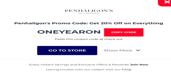 Copy Penhaligon Promo