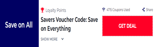 Promo Savers Code