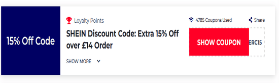 Promo SHEIN Code