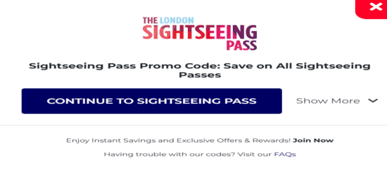 Copy Sightseeing Pass Promo