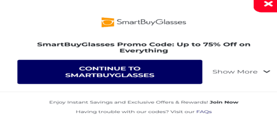 Copy SmartBuyGlasses Promo