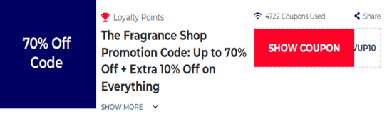 Promo The Fragrance Shop Code