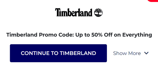 Copy Timberland Promo