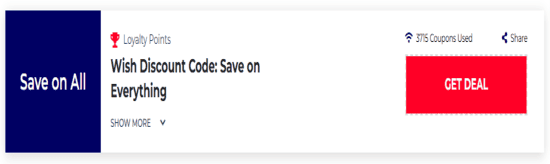 Promo Wish Code